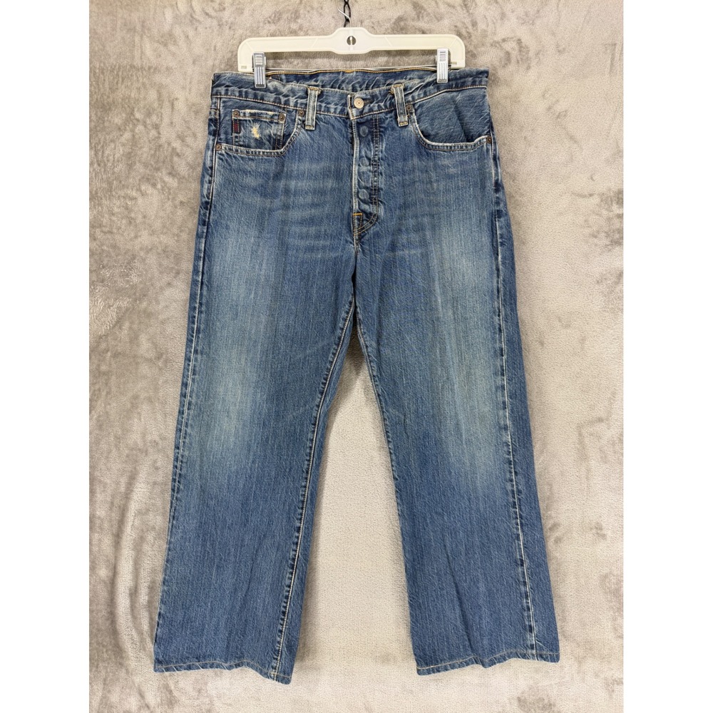 Abercrombie and Fitch 1892 Premium Denim Mens 32x30 Dark Vintage‎ Straight Jeans